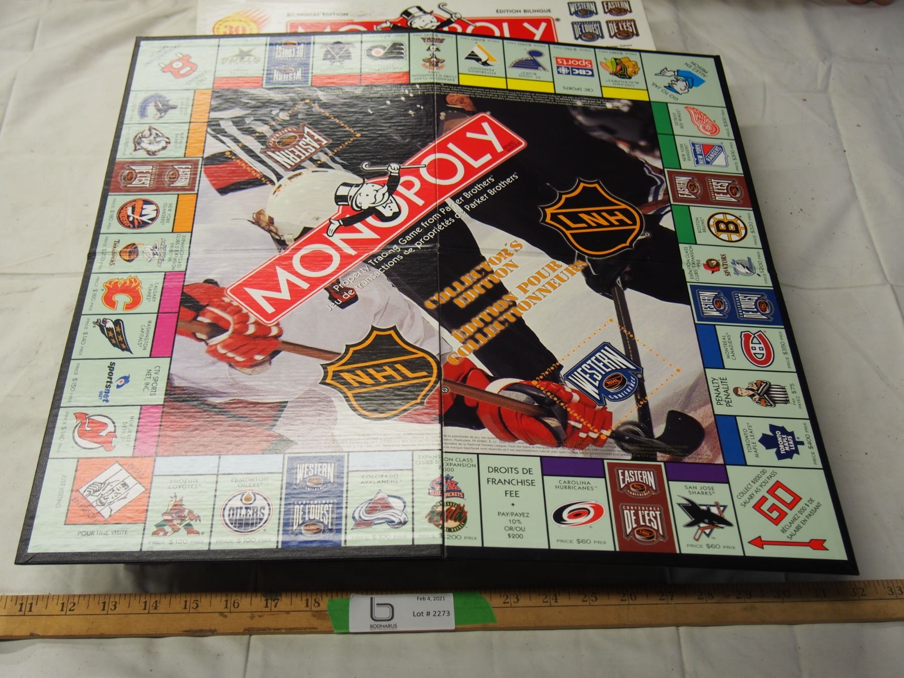 NHL MONOPOLY COLLECTORS EDITION GAME