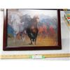 Image 1 : 3D HORSE PICTURE IN FRAME (17X13)