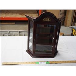 WOODEN DISPLAY CASE