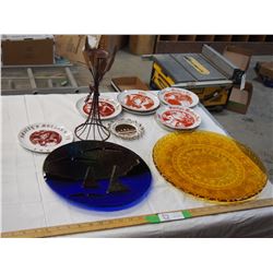 DECORATIVE PLATES, ADVERTISING PLATES