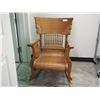 Image 1 : FANCY WOODEN ROCKING CHAIR