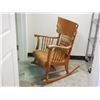 Image 2 : FANCY WOODEN ROCKING CHAIR