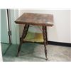 Image 1 : VINTAGE WOODEN TABLE (23 3/4 X 23 1/2 X 29 1/4 IN HIGH)