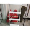 Image 4 : FORK, LIFE JACKET, FISHING ROD PLUS MISC