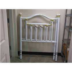 METAL HEADBOARD & FOOTBOARD (48 IN TALL)