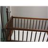 Image 2 : WOODEN CRIB (21 X 37 IN LONG)
