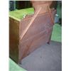 Image 6 : VINTAGE WOODEN DRESSER WITH MIRROR ON CASTERS (42 X 18 X 68 TOTAL HEIGHT)