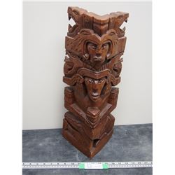 WOOD CARVING (21 IN TALL)