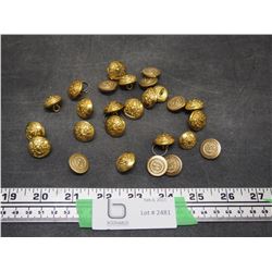VINTAGE BUTTONS RCMP & OTHER