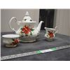 Image 1 : ROYAL ALBERT TEAPOT, & CREAM & SUGAR SET