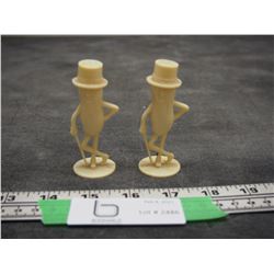 MR PEANUT SALT & PEPPER SHAKERS