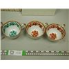 Image 2 : 5 SHAFFORD HAND DECORATED TEACUPS & SAUCERS