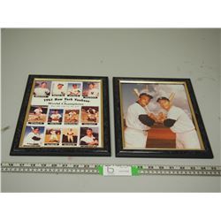 2X THE MONEY / BAXBALL PICTURES IN FRAMES (2)