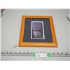 Image 1 : GLEN SCRIMSHAW PRINT IN FRAME (GLASS HAS CRACK) (9 1/2 X 11 1/2)