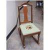 Image 1 : VINTAGE WOODEN ROCKING CHAIR