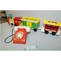FISHER PRICE TRAIN & TOY TRAIN