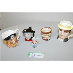 JAPAN CHARACHER MUGS & PITCHERS