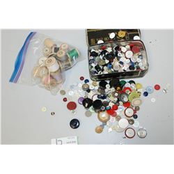 BUTTON & THREAD LOT