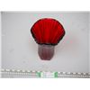 Image 2 : RED ANCHOR HOCKING DECORATIVE GLASS VASE