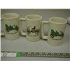 Image 2 : VINTAGE COFFEE MUGS (4) (ONE HAS BROKEN HANDLE)