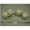 Image 5 : VINTAGE COFFEE MUGS (4) (ONE HAS BROKEN HANDLE)
