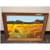 Image 1 : OIL PAINTING ON CANVAS BY SHWAB? (27 1/2 X 22" WIDE)