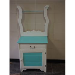 WOODEN WASH STAND (54" TALL X 24" LONG)