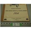 Image 3 : 50TH ANNIVERSARY FORD MOTOR CO CALENDER 1954