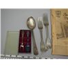 Image 2 : SILVER PLATED CUTLERY PLUS, SASKATOON STAR PHOENIX MAYBE 1955