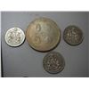 Image 3 : 1964 CANADIAN QUARTER, 1911 CANADIAN PENNY, 1916 U.S PENNY PLUS OTHER COINS