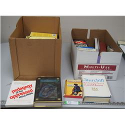 2X THE MONEY / (2) BOXES OF MISC BOOKS