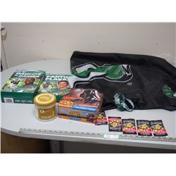 STAR WARS PUZZLE, TIM HORTON TRADING CARDS, SASK ROUGHRIDERS