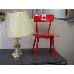 LAMP AND CHAIR