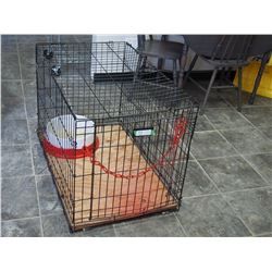 METAL DOG KENNEL (36 X 22)