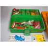 Image 2 : 2X THE MONEY / FISHING TACKLE BOXES WITH HOOKS