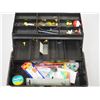 Image 3 : TACKLE BOX WITH HOOKS