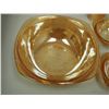 Image 2 : (10) PIECES CARNIVAL GLASS (5 SMALL BOWLS HAVE CHIPS) BIG BOWL HAS CHIP
