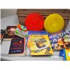 Image 3 : PLASTIC TOTE WITH (KIDPAD WITH DIFFERENT SOUNDS) & MISC BOOKS