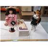 Image 1 : (3) PORCELAIN DOLLS