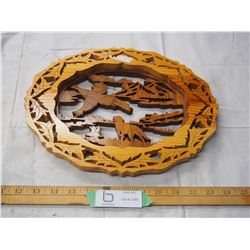 FRETWORK FRAMED PICTURE