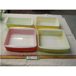 4PC PYREX BAKING DISHES