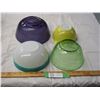 Image 3 : 4PC PYREX BOWLS 3 PYREX + 1 FIREKING