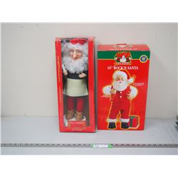 16" ROC 'N' SANTA PLUS ANIMATED FIGURINE