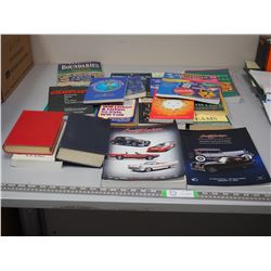 MISC BOOKS INCLUDING (2) BARRET JACKSON CAR BOOKS