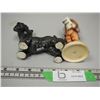 Image 5 : 2X THE MONEY / WESTERN GERMANY FIGURINES (SCOTTY DOG AND SINGER)