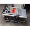 Image 1 : MASTERCRAFT TABLE SAW WITH WHEELS (WORKING) (36" HIGH)