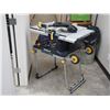 Image 3 : MASTERCRAFT TABLE SAW WITH WHEELS (WORKING) (36" HIGH)