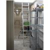 Image 1 : ADJUSTABLE STEP LADDER (14' LONG) ALUMINIUM