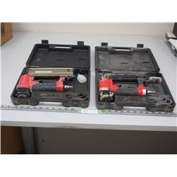 2X THE MONEY / 18 GA X 1/4" NARROW CROWN STAPLER & 18GA X 1/4" BRAD NAILER IN CASES (KING CANADA)
