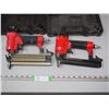 Image 4 : 2X THE MONEY / 18 GA X 1/4" NARROW CROWN STAPLER & 18GA X 1/4" BRAD NAILER IN CASES (KING CANADA)